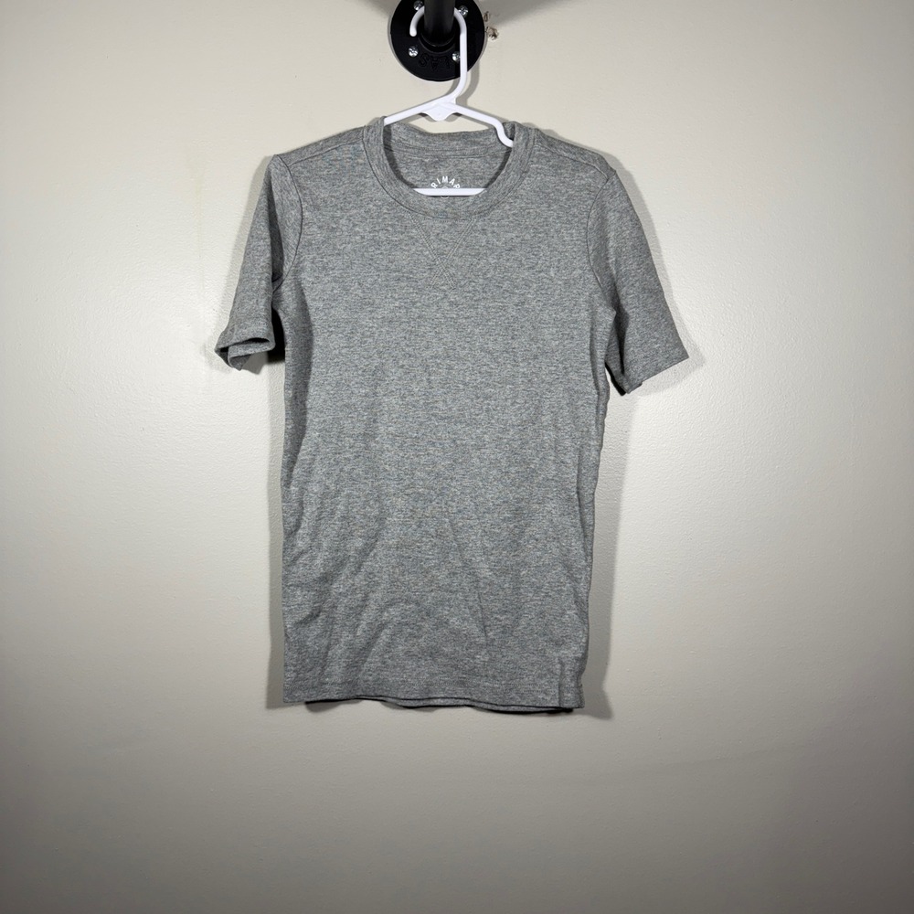 Primary Gray Organic Cotton Short Sleeve T Shirt Top Unisex‎ Size 8 9